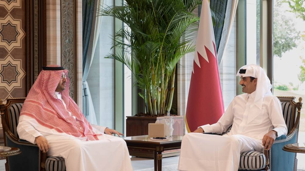 صاحب السمو يستقبل الأمير تركي بن محمد