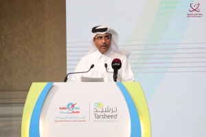 م.عيسى بن هلال الكواري يلقي كلمته
